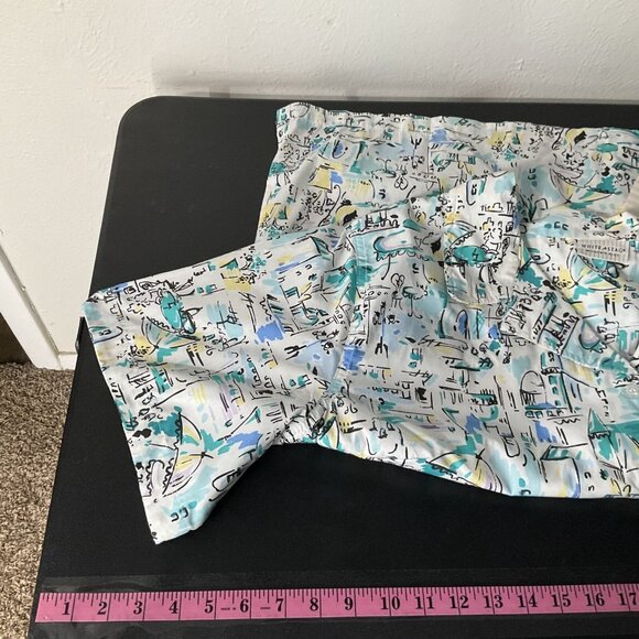 White Stag Top Womens Sz 22/24 Cotton Blend Button Up Vacation Resortwear Travel - Picture 10 of 14